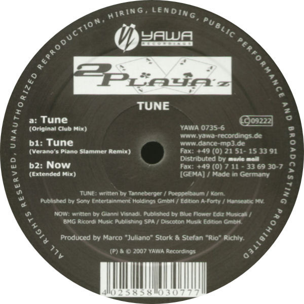 2 Playaz - tune (original radio cut)