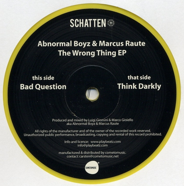 Abnormal Boyz & Marcus Raute - Bad Question (Original Mix)