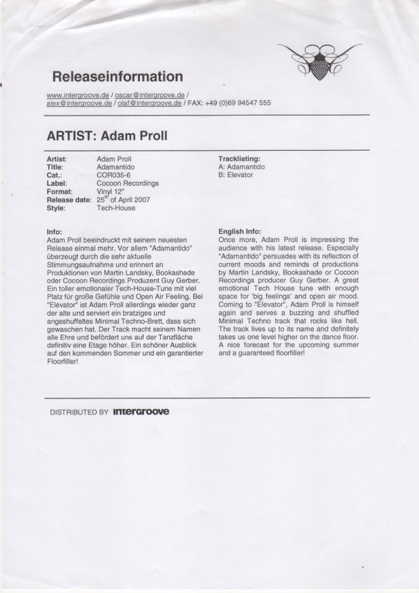 Adam Proll - Hummel