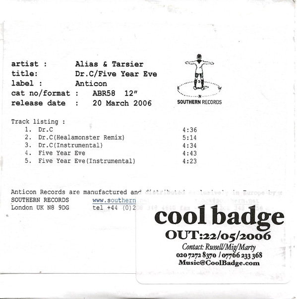 Alias & Tarsier - Cub