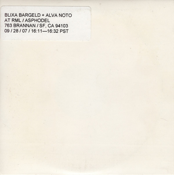 Alva Noto & Blixa Bargeld - Once Again