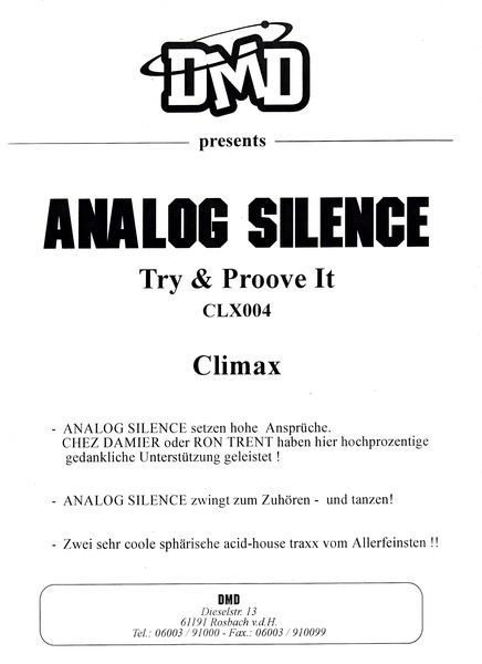 Analogue Silence - Vicious Pitfalls of Marijuana