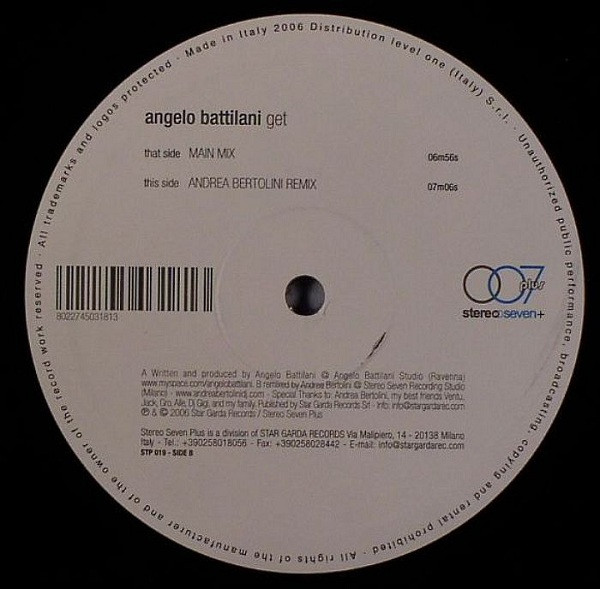 Angelo Battilani - Too Many Words (Andrea Bertolini Remix)