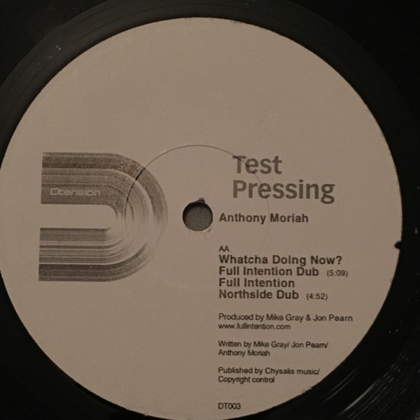 Anthony Moriah - The Reality (Full Intention dub mix)