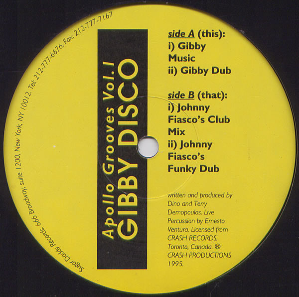 Apollo Grooves - Gibby Music (Gospel Oak Dub Mix)