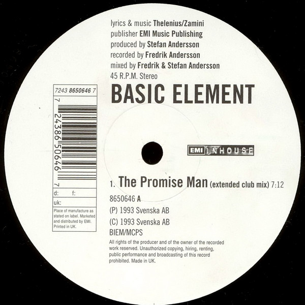 Basic Element - The Promise Man