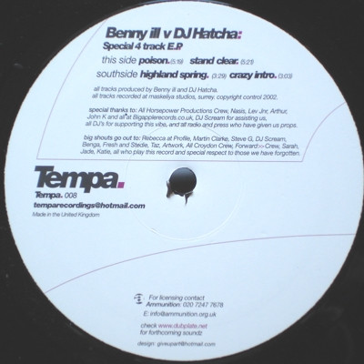 Benny Ill & DJ Hatcha - Crazy Intro