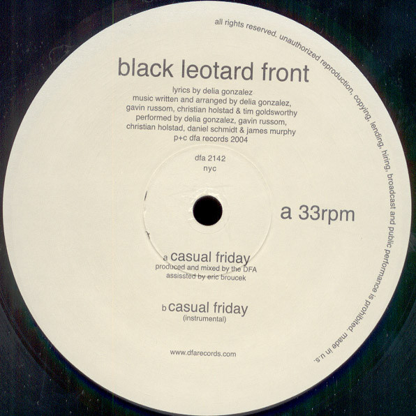 Black Leotard Front - Casual Friday