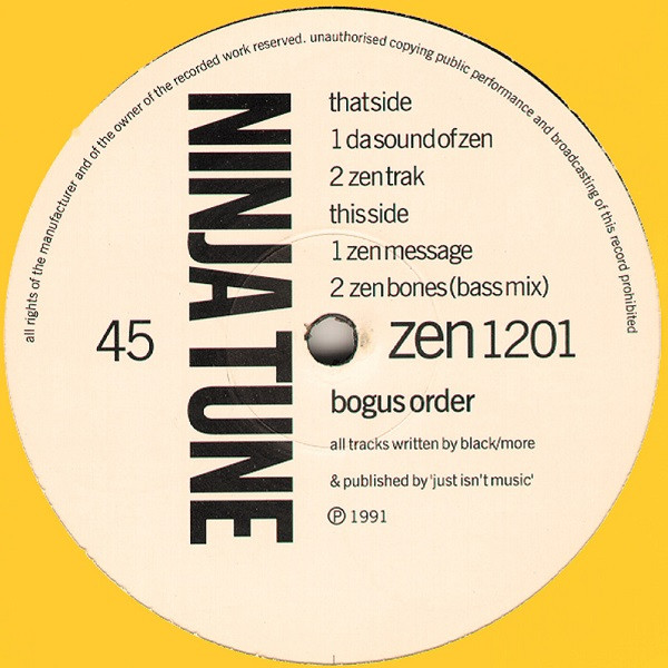 Bogus Order - Zen Bones