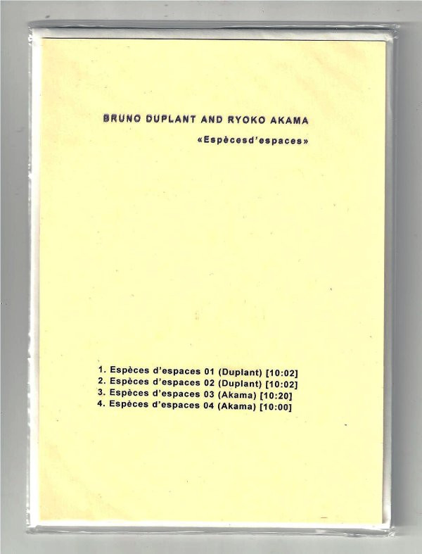 Bruno Duplant & Ryoko Akama - Espèces d'espaces 03