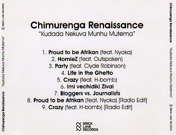 Chimurenga Renaissance - Red, Black & Green