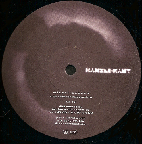 Christian Morgenstern - All Night Dancing