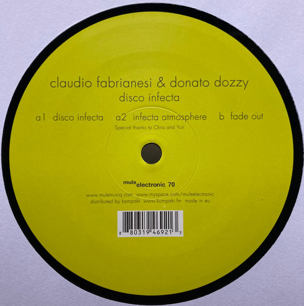 Claudio Fabrianesi & Donato Dozzy - Infecta Atmosphere