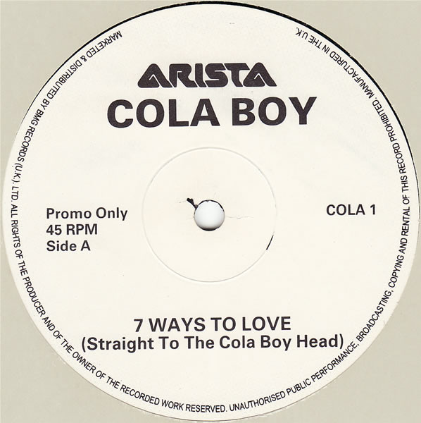 Cola Boy - 7 Ways To Love