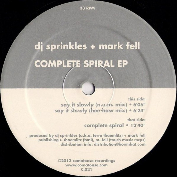 DJ Sprinkles & Mark Fell - Say It Slowly (N.U.M. Mix)