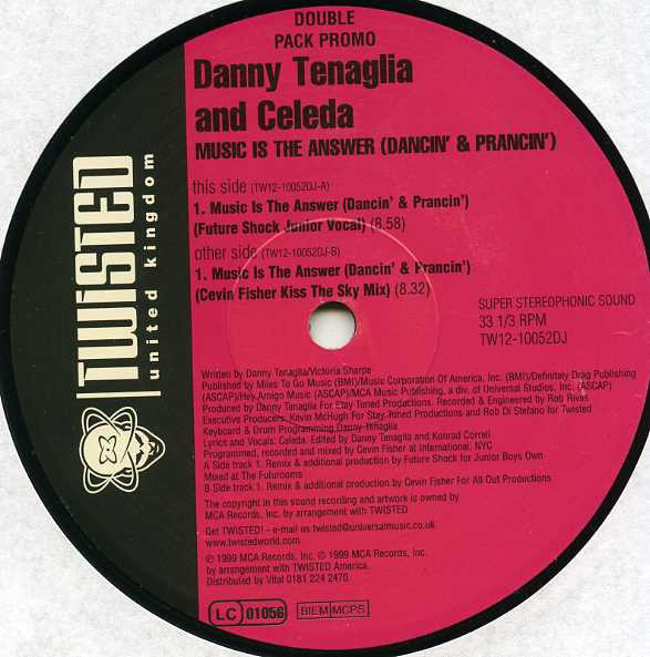 Danny Tenaglia & Celeda - Music Is the Answer