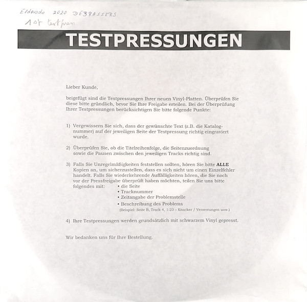 De Brassers - ??? (aka 'ik wil eruit')