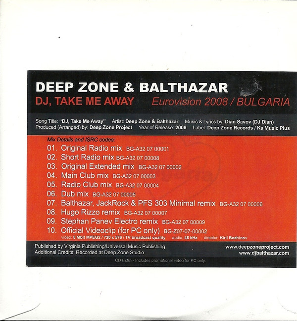 Deep Zone & Balthazar - DJ take me away