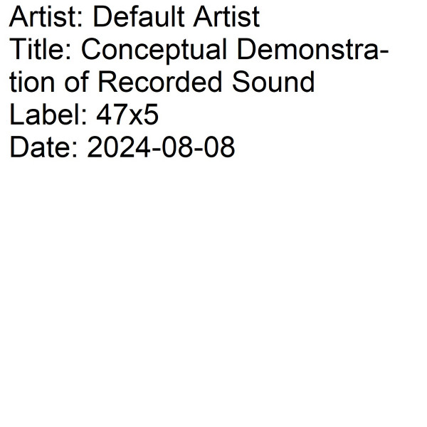 Default Artist - Untitled Recording