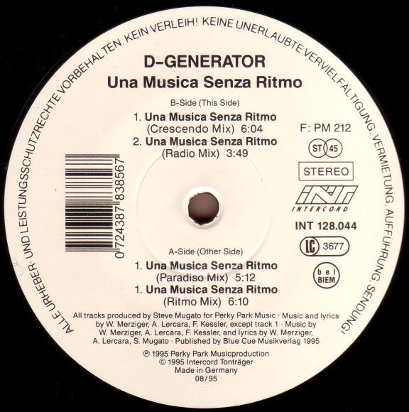 Degeneration - Una Musica Senza Ritmo (Nina in Trance mix)