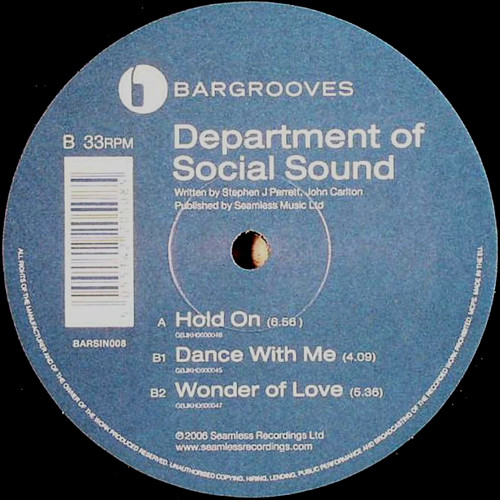 Department Of Social Sound - Hold On