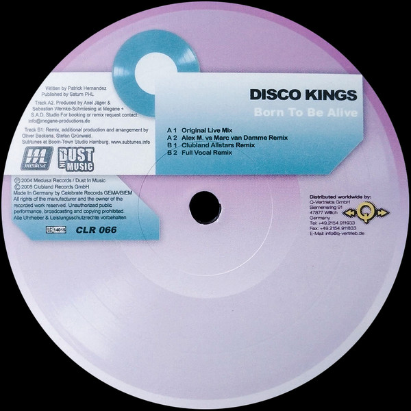Disco Kings - Born To Be Alive (Original Radio Edit)