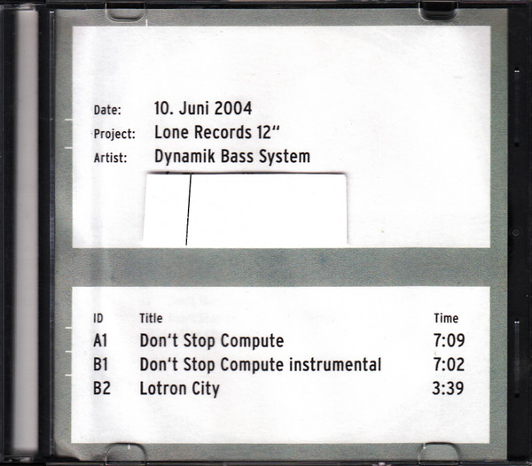 Dynamik Bass System - Don't Stop Compute