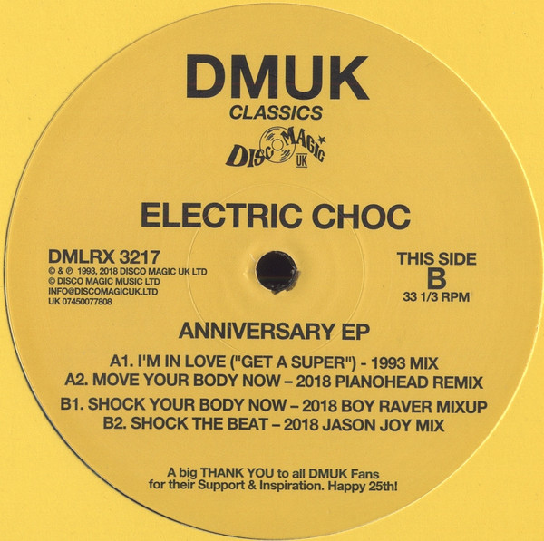 Electric Choc - Shock The Beat - Original Piano Mix