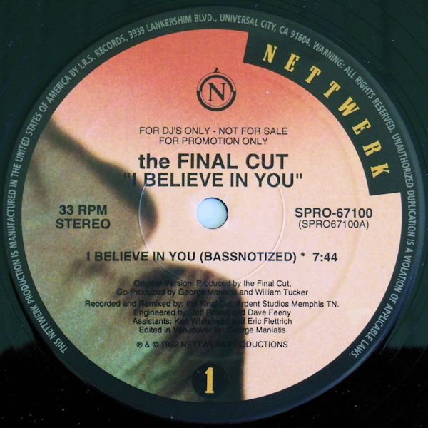 Final Cut - Temptation