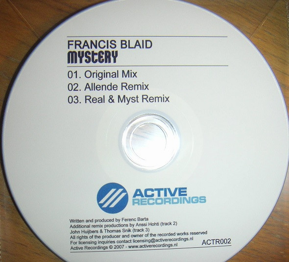 Francis Blaid - Mystery [Allende Remix]