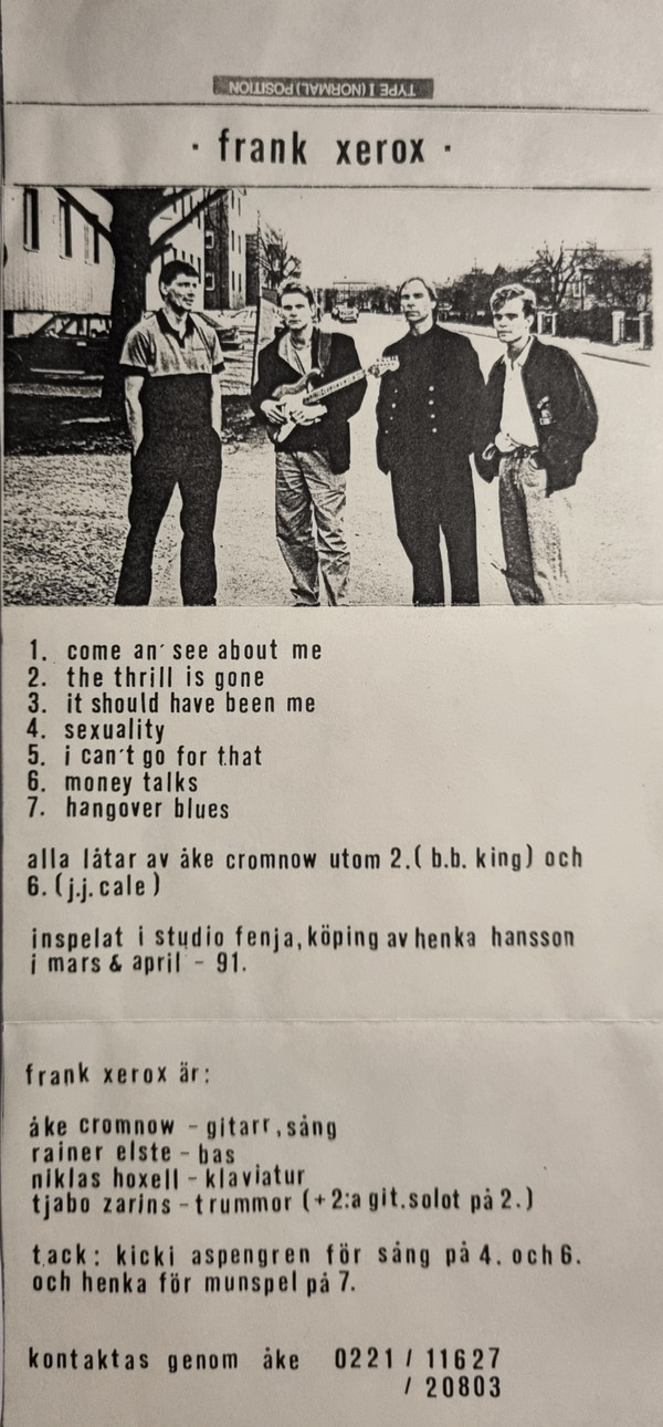 Frank Xerox - Om Du Polerar Den Hдr Then Your Slipsten Will Be Next