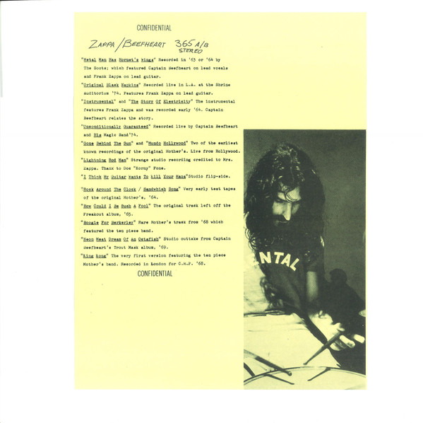 Frank Zappa & Captain Beefheart - Cucamonga