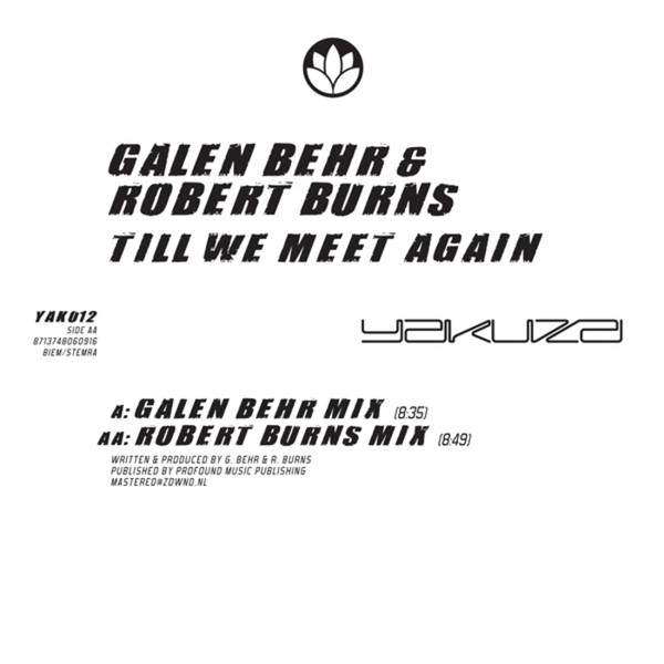 Galen Behr & Robert Burns - Till We Meet Again (Galen Behr Mix)