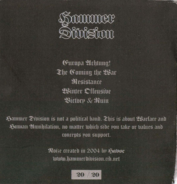 Hammer Division - europa achtung
