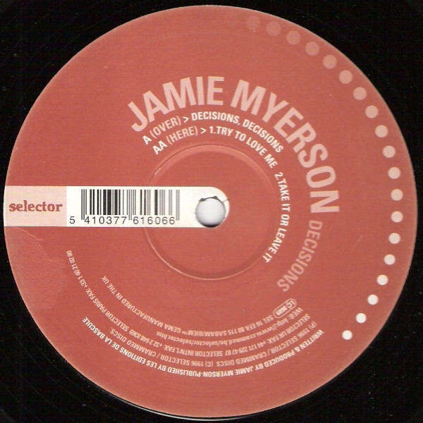 Jamie Myerson - Music For The Lonely