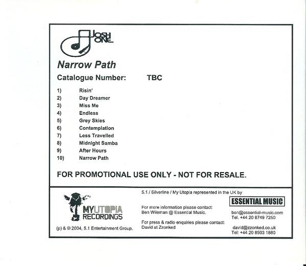 Josh One - Narrow Path