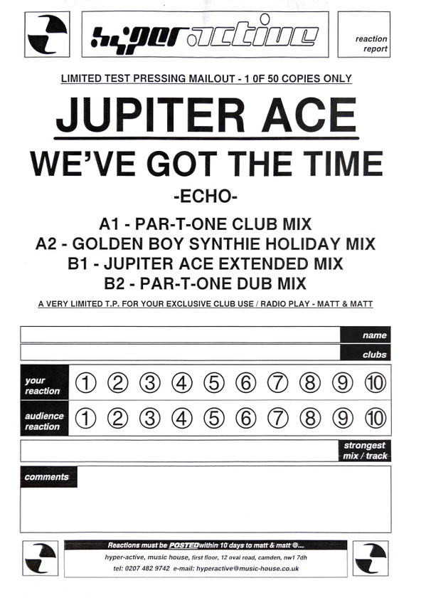 Jupiter Ace - 1000 Years (instrumental)