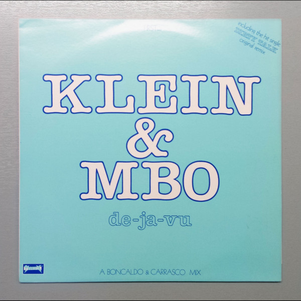 Klein & M.B.O. - Dirty Talk - USA European Connection Mix