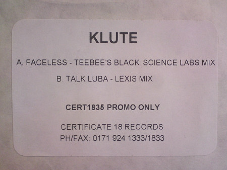 Klute - Part of Me