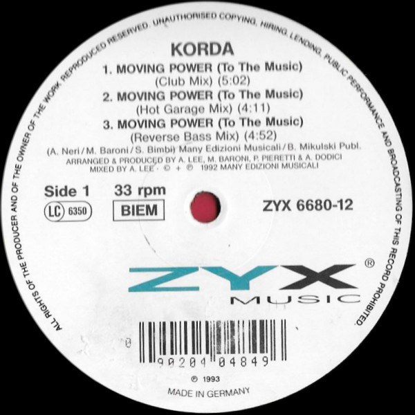 Korda - Move Your Body(to the Sound) - Club Mix