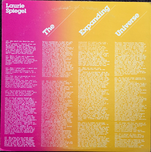 Laurie Spiegel - Patchwork