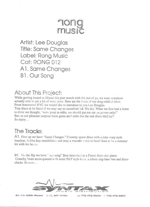 Lee Douglas - Ravm