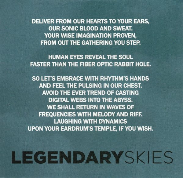 Legendary Skies - Listen to the Water