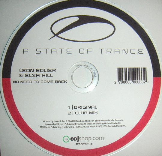 Leon Bolier & Elsa Hill - No Need To Come Back