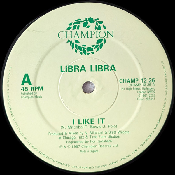 Libra Libra - I Like It