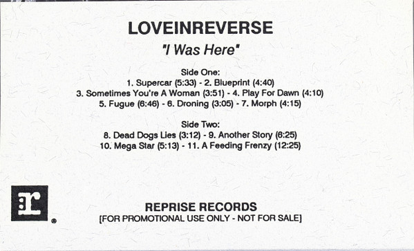Love In Reverse - Super Car
