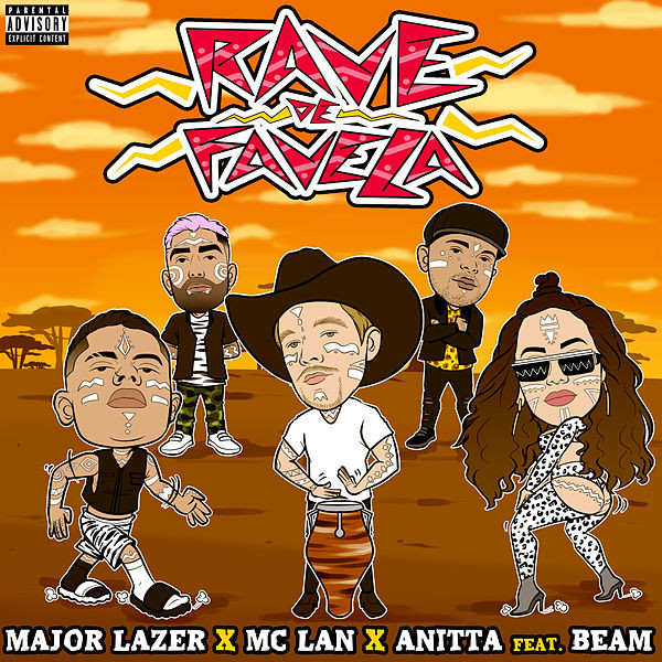 Major Lazer, MC Lan & Anitta - Rave de Favela