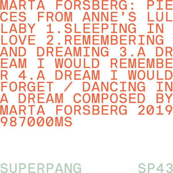 Marta Forsberg - Part 1: Echo