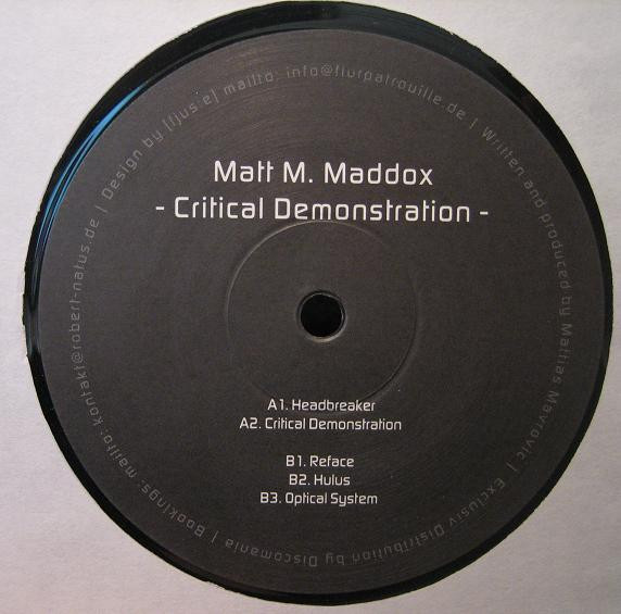 Matt M. Maddox - No future for us