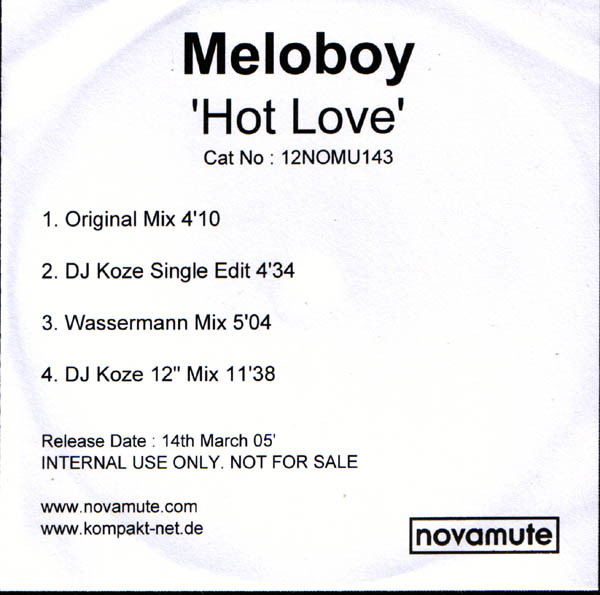 Meloboy - Hot Love (DJ Koze Mix)